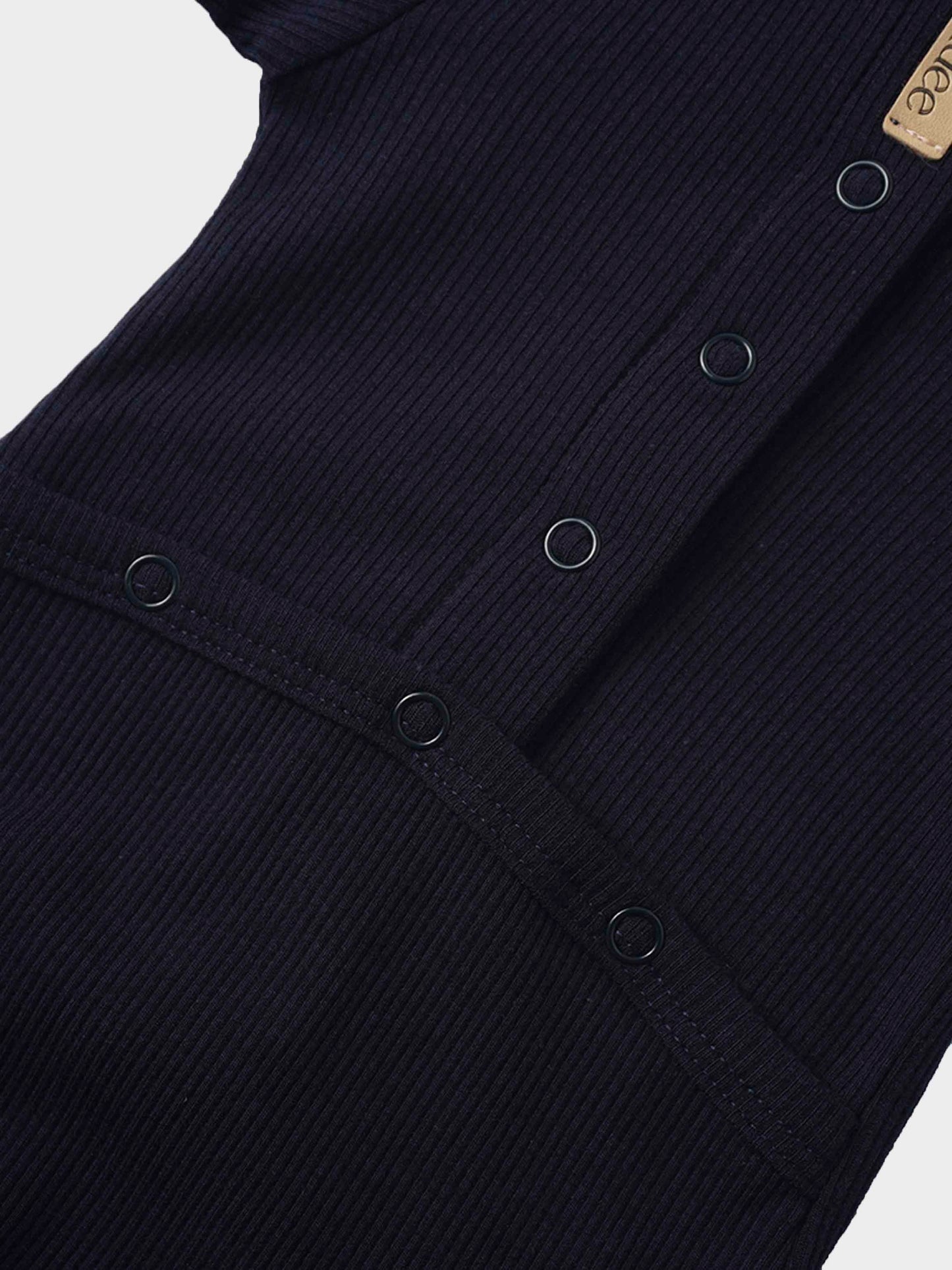 Mock Neck Stretchy - Navy