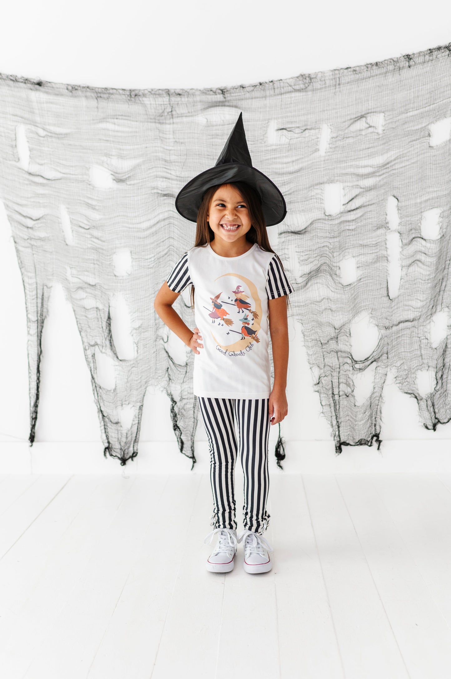 Espresso Striped | (SLIM) LEGGING