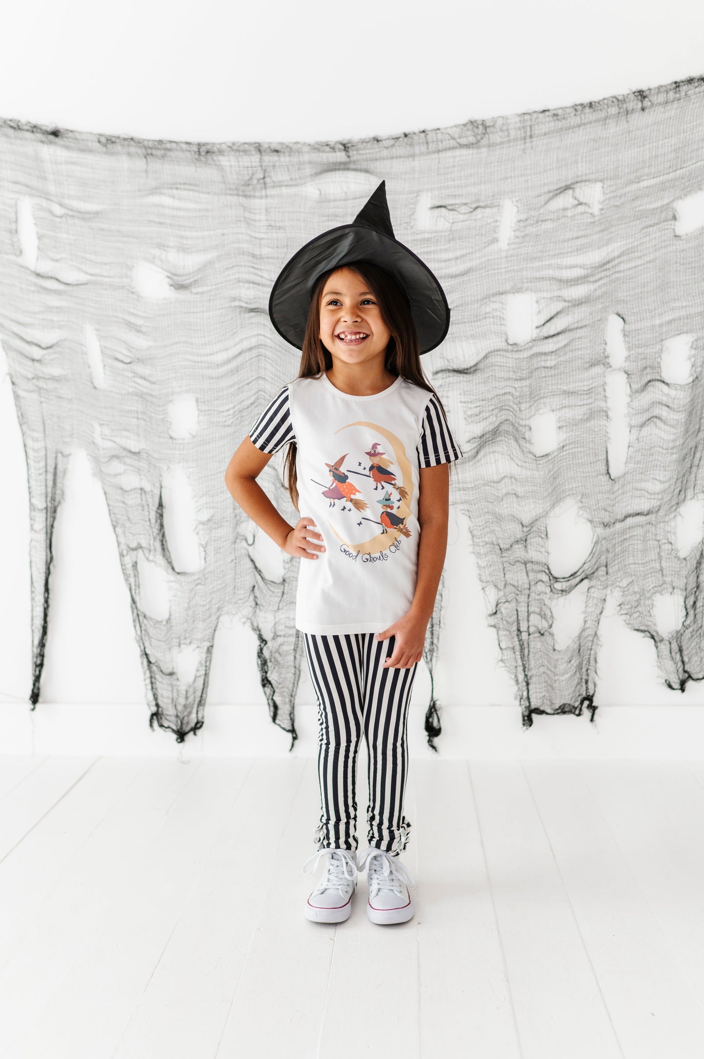 Espresso Striped | (SLIM) LEGGING