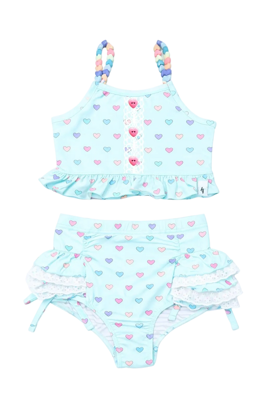 Beaded Candyland High Waisted Bikini
