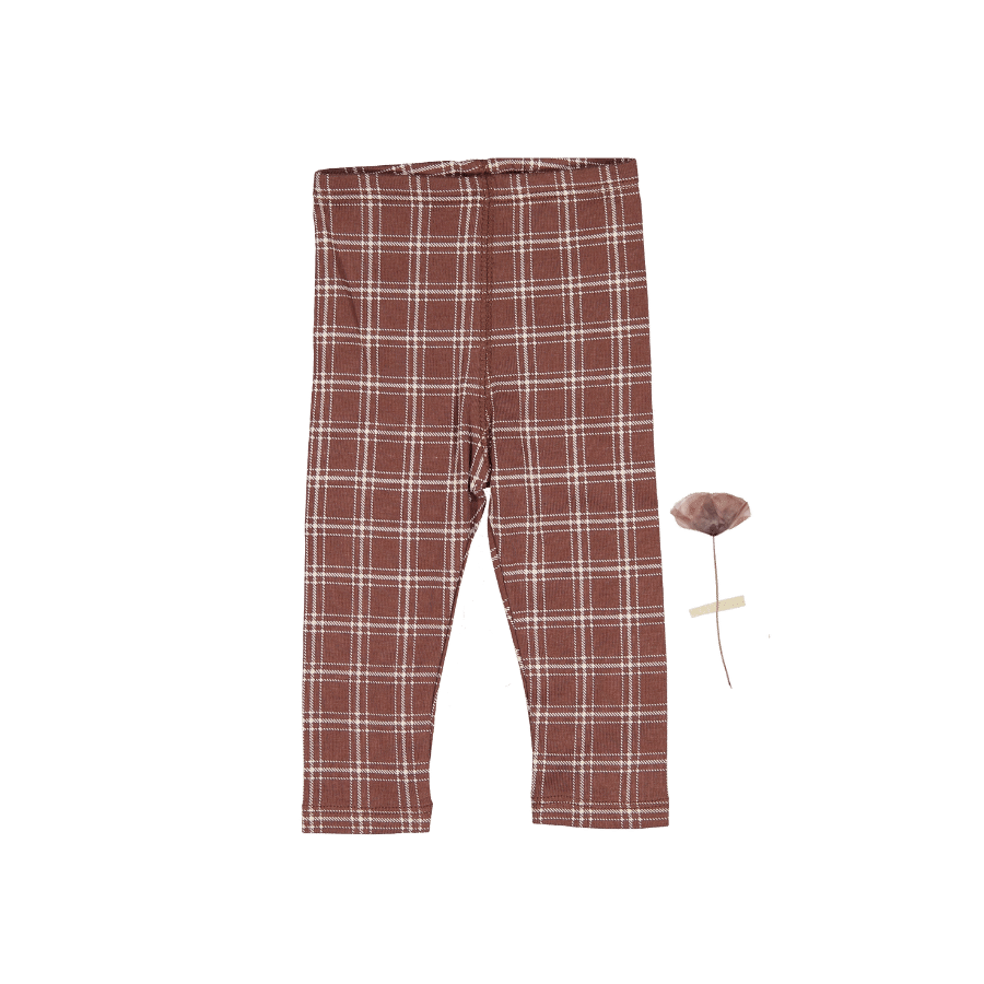 The Printed Legging -  Rustic Check