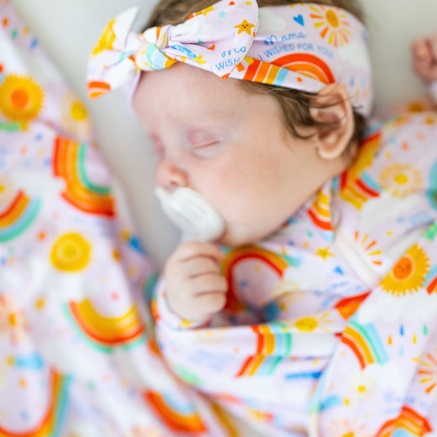 The Forever Swaddle Blanket | Here Comes the Sunshine (Pink)
