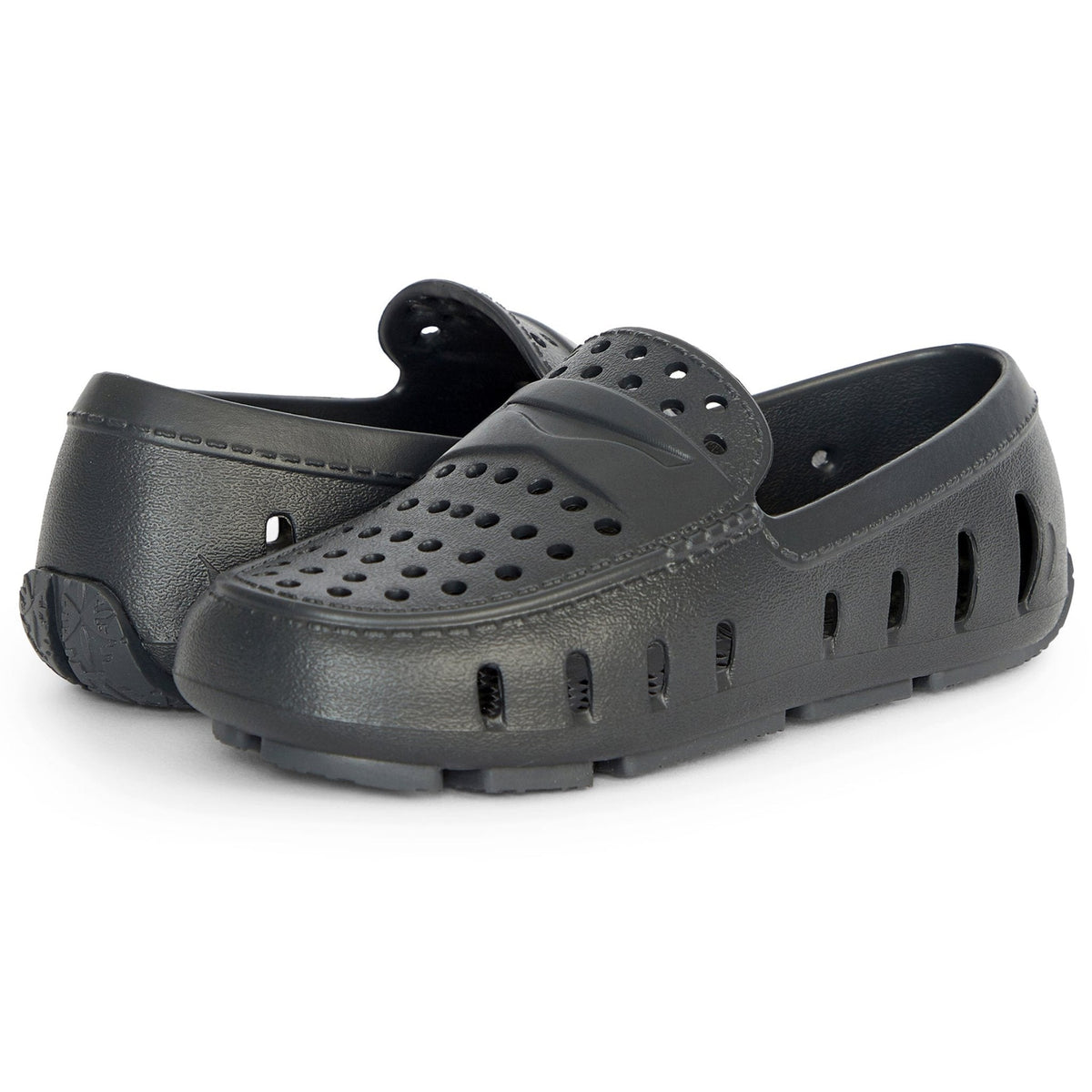Kids Prodigy Black Asphalt Loafers