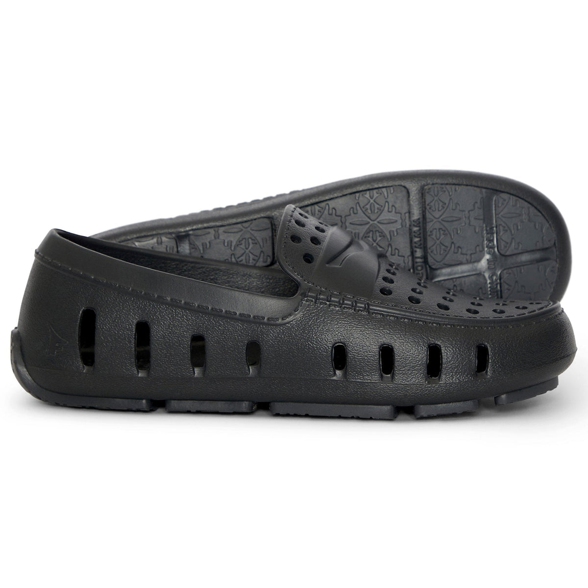 Kids Prodigy Black Asphalt Loafers