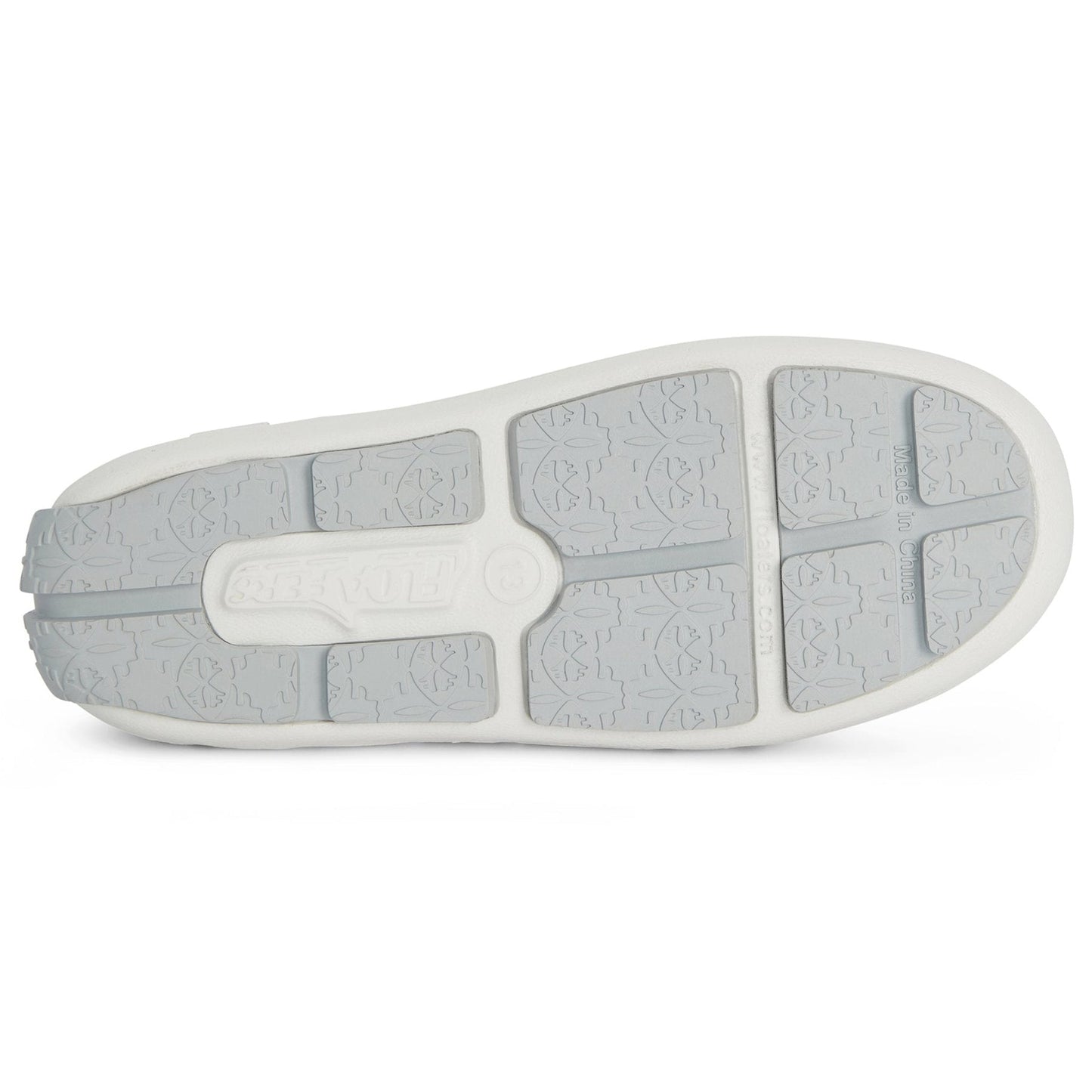 Kids Prodigy Bright White Harbor Mist Gray Loafers