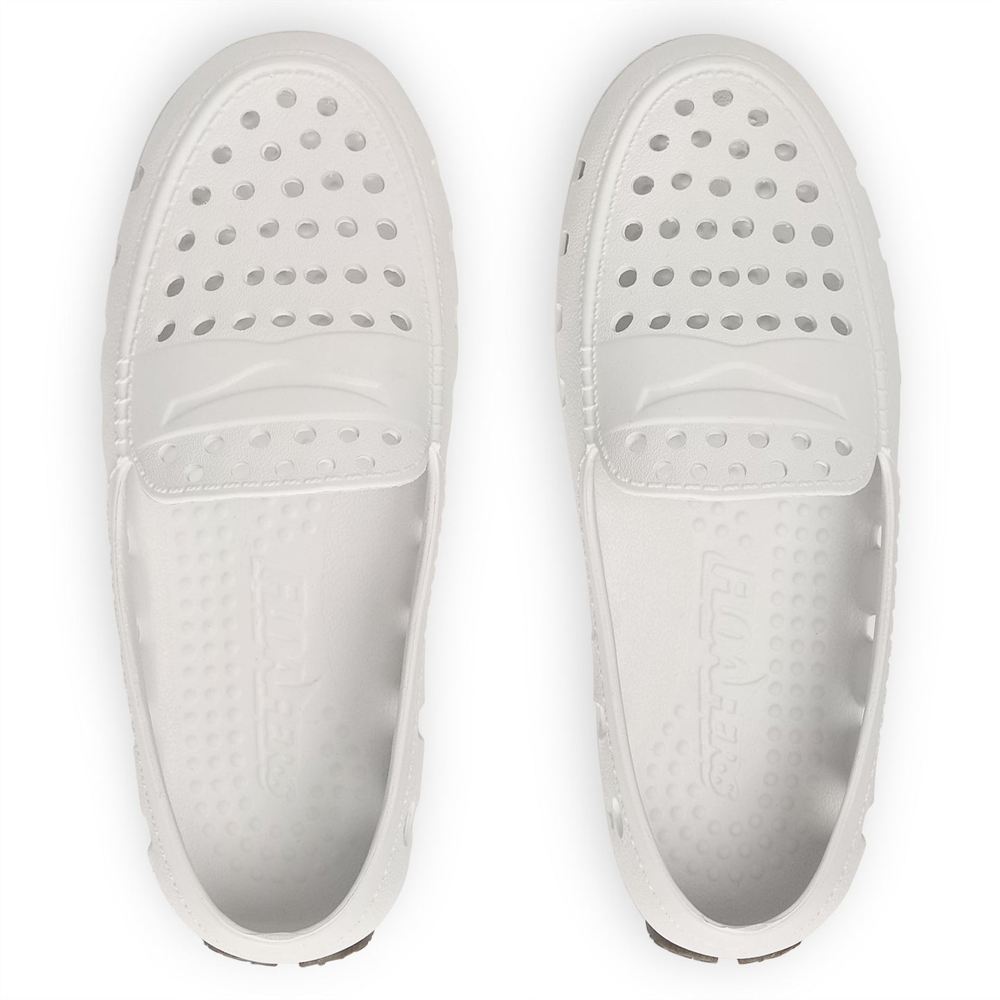 Kids Prodigy Bright White Harbor Mist Gray Loafers