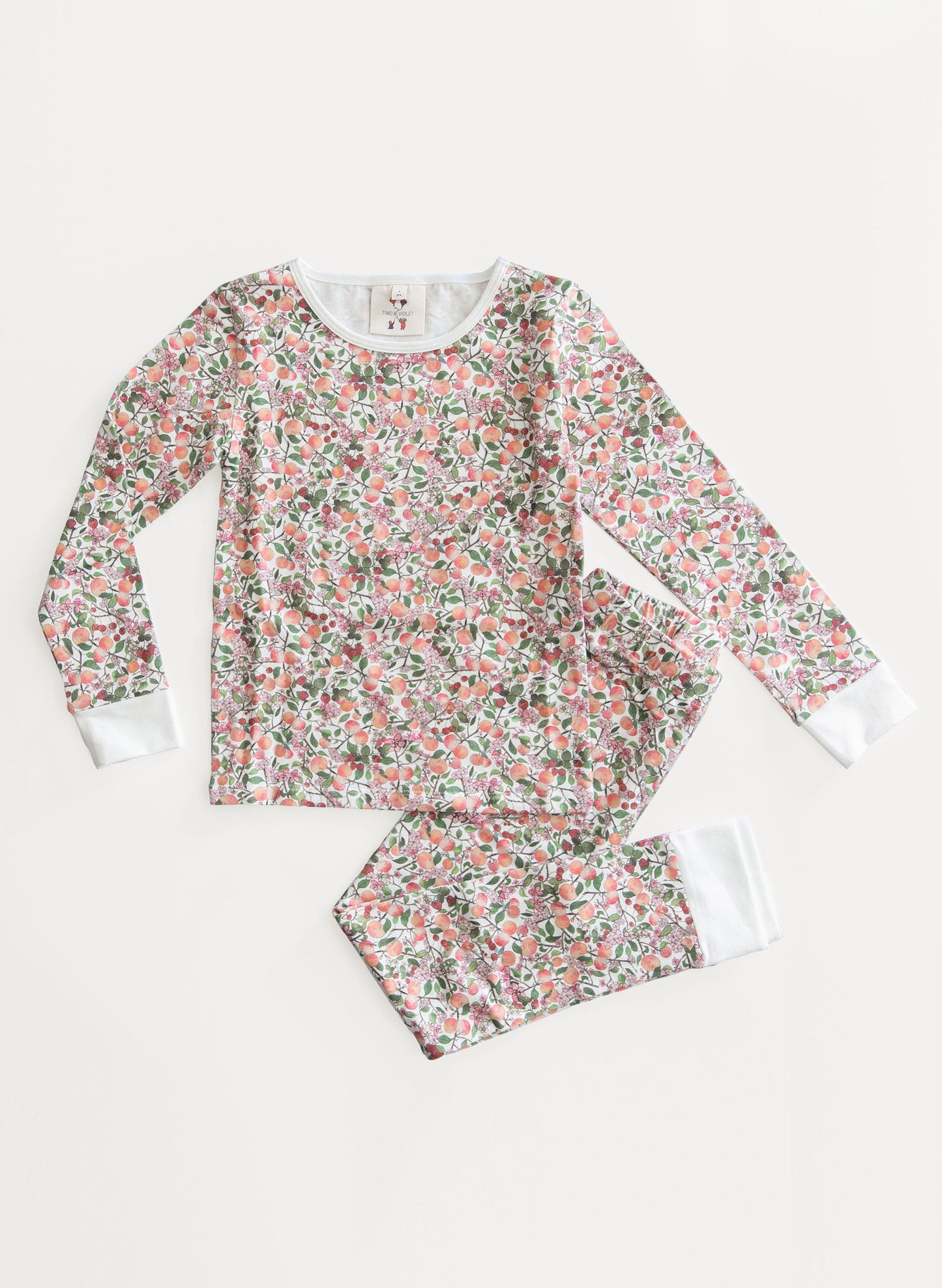 The Two Piece Pajamas-Peach Blossom