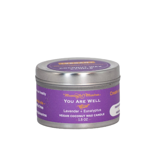 1.5oz Lavender Eucalyptus Tin Candle