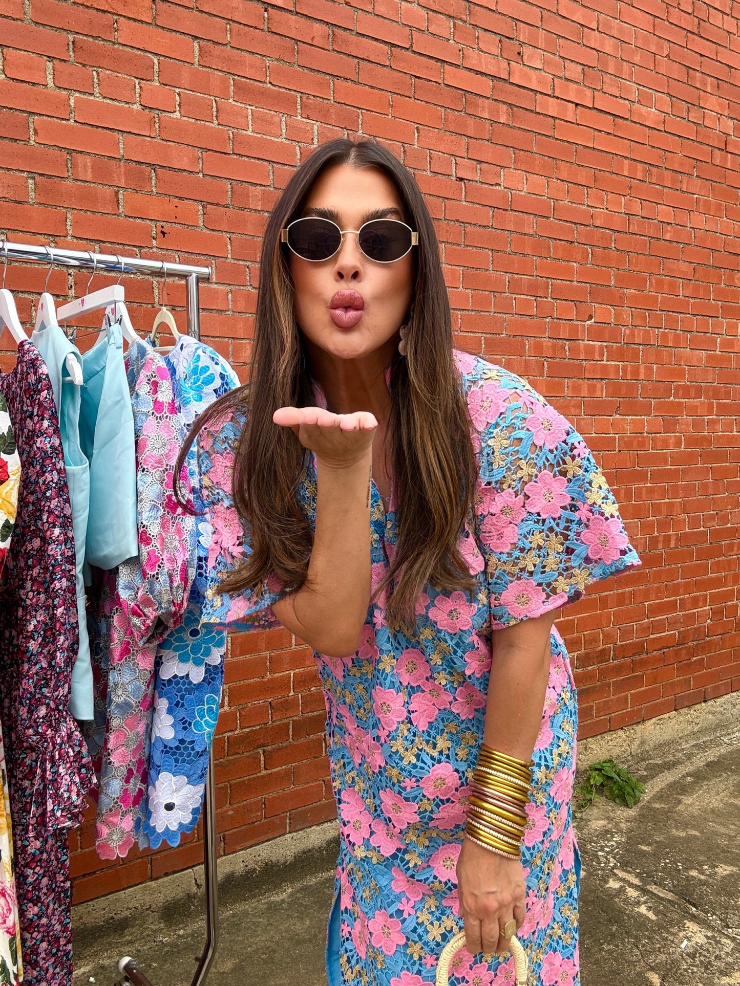 Leighton Pansy Maxi Dress