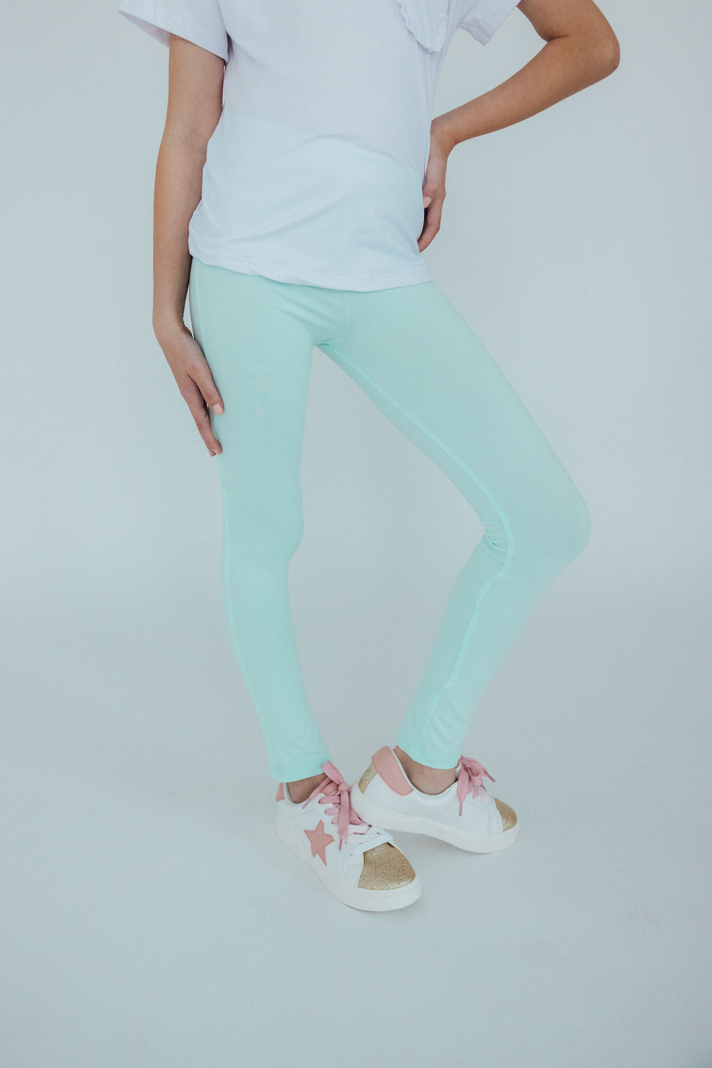 Pastel Green Leggings