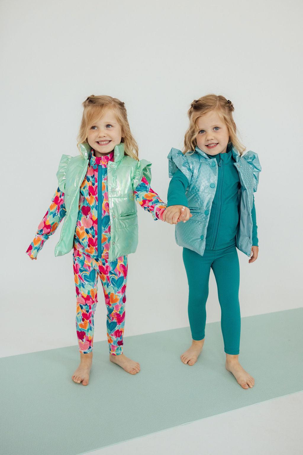 Turbo Teal Active Legging