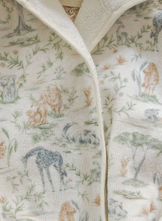 Organic Children’s Bathrobe - Sweet Savanna