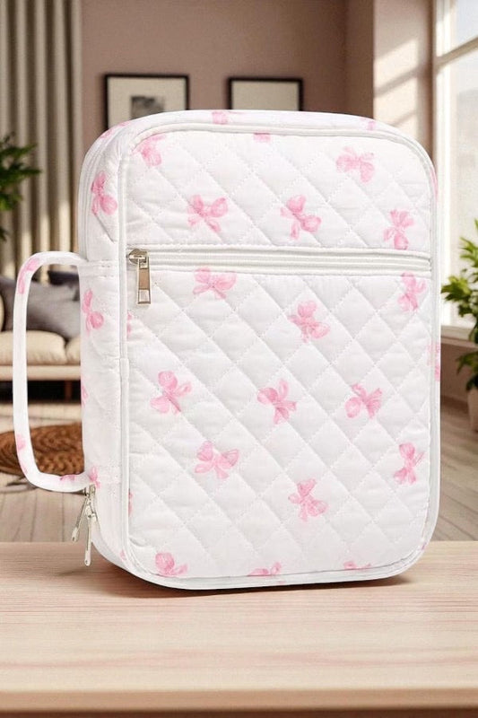 SC - Elise Pink Bow Bible Cover