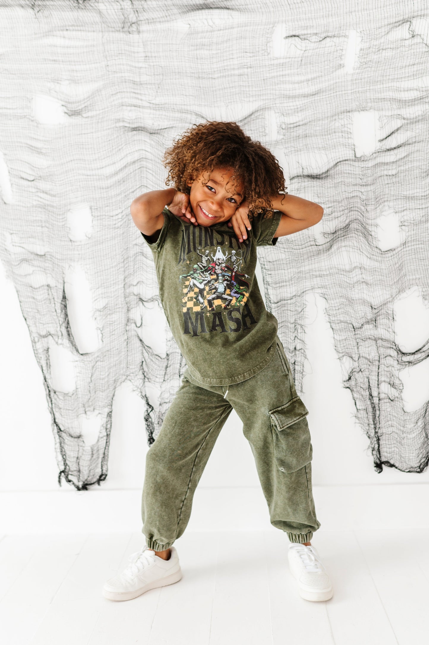 Olive | VINTAGE CARGO JOGGERS