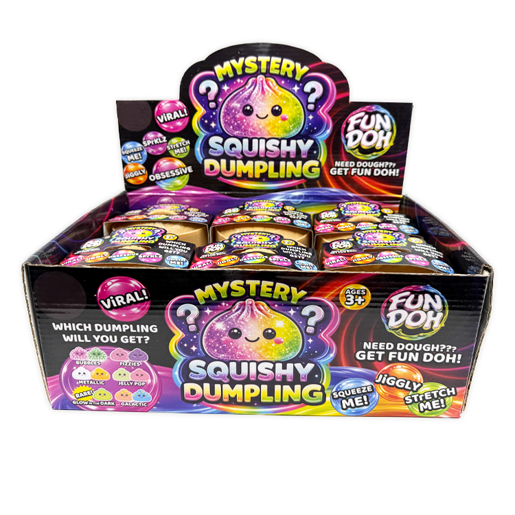 Fun Doh Mystery Dumpling Squishies – Viral Sensory Fidget Toy