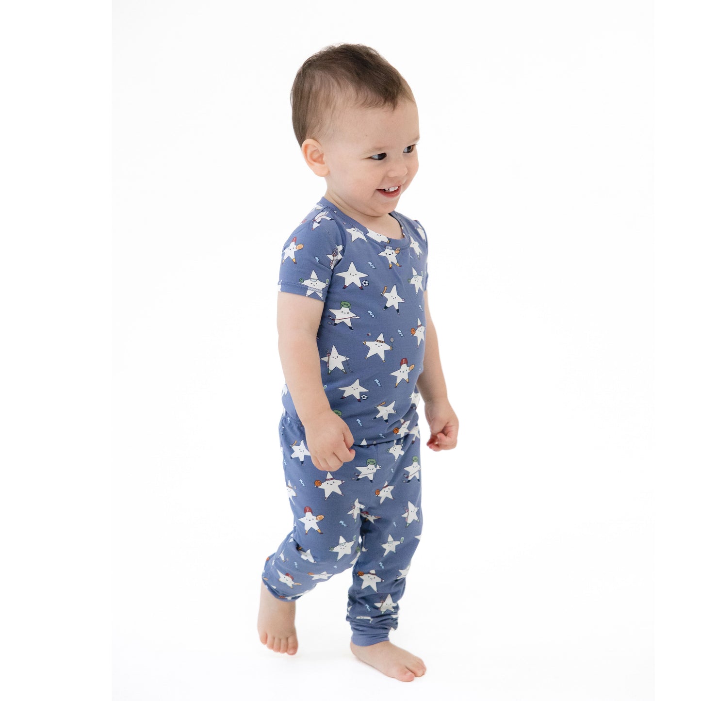 Sports All Stars - Short Sleeve Loungewear Set