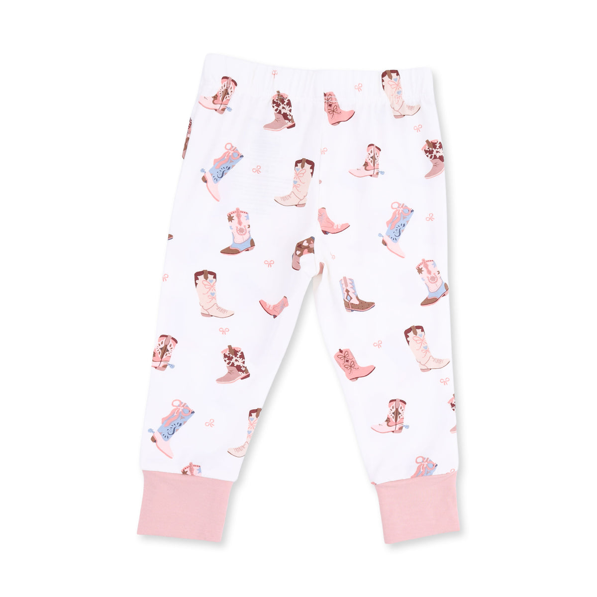 Buckarette Boots - Short Sleeve Loungewear Set