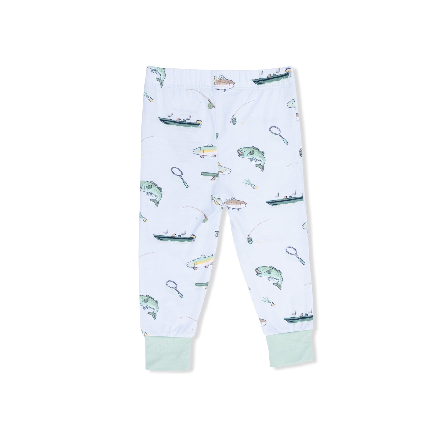 Fishing - Short Sleeve Loungewear Set