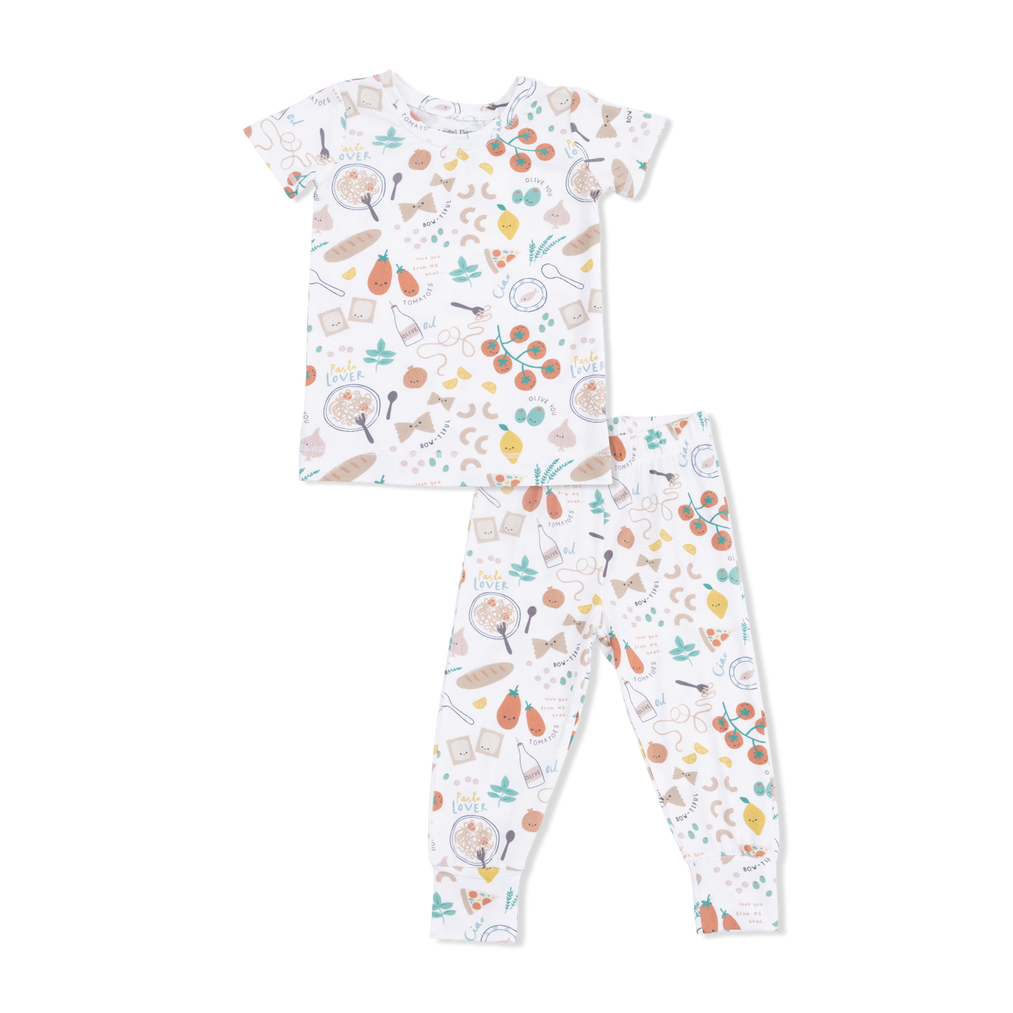 Pasta Lovers - Short Sleeve Loungewear Set