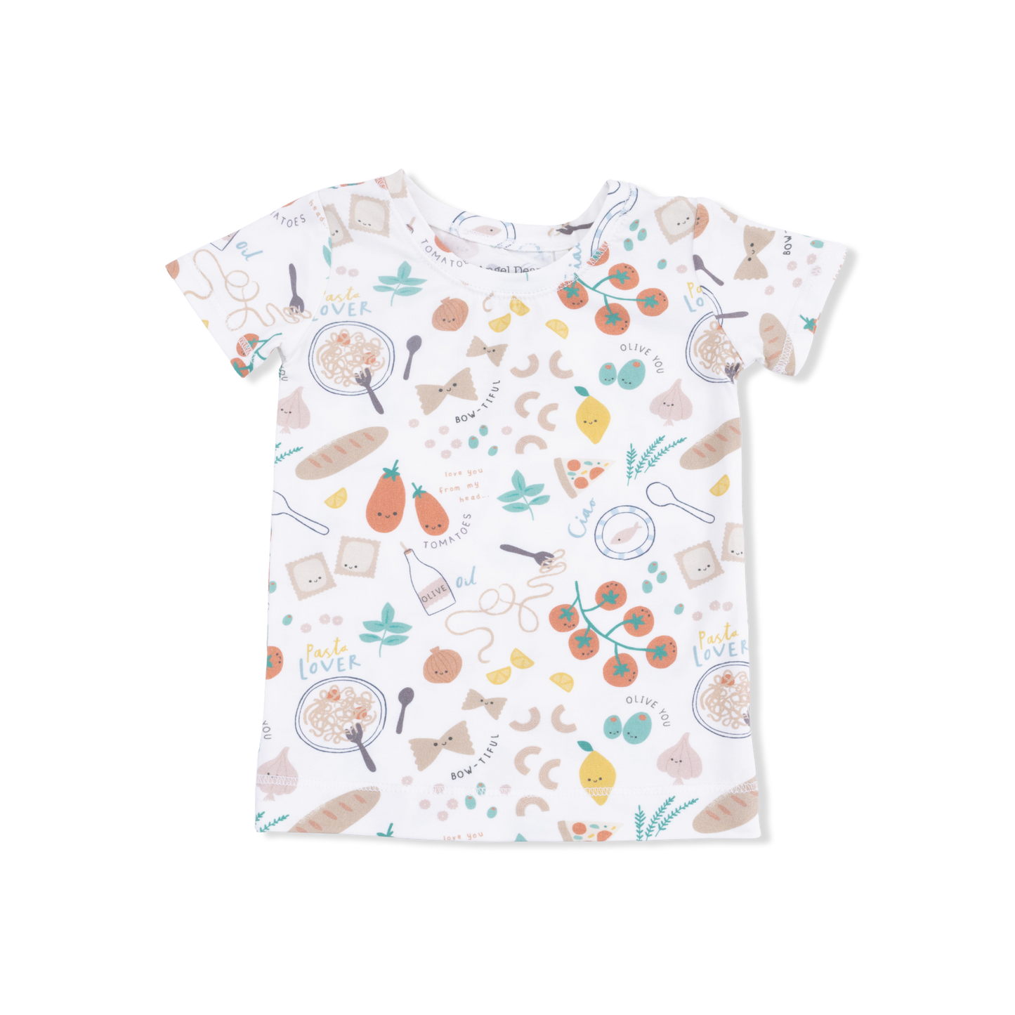 Pasta Lovers - Short Sleeve Loungewear Set