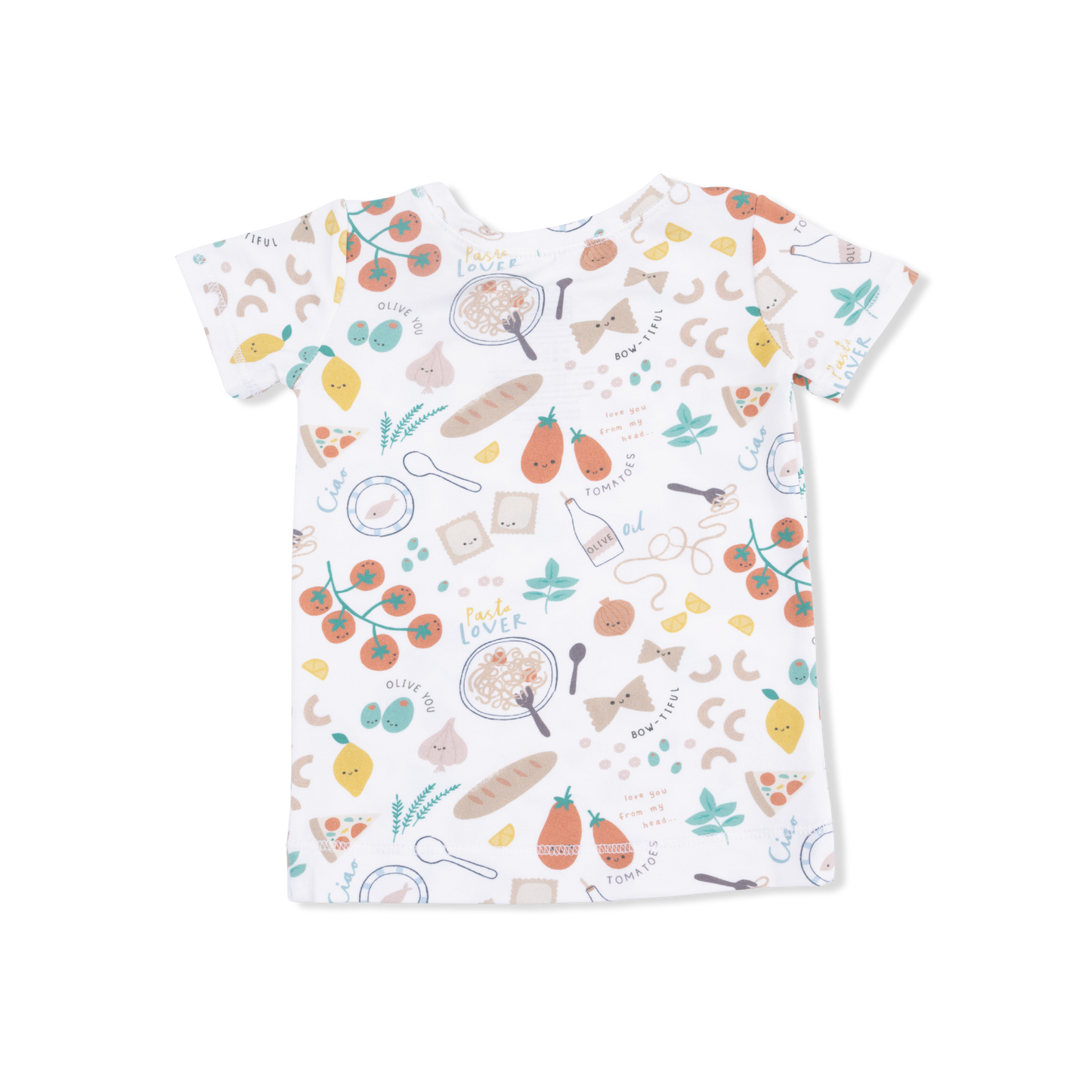 Pasta Lovers - Short Sleeve Loungewear Set