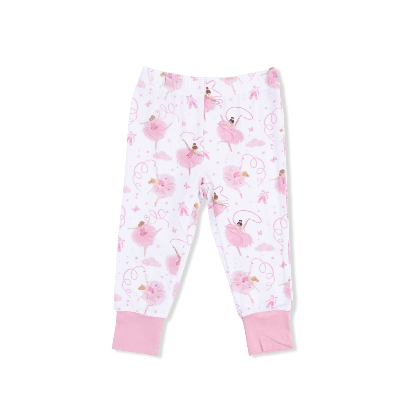 Ribbon Ballerinas - Short Sleeve Loungewear Set