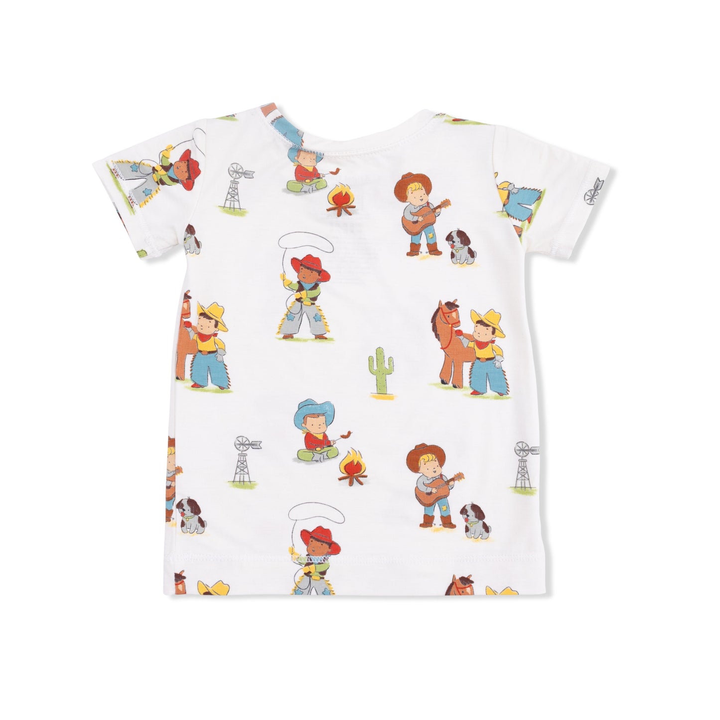 Vintage Cowboys - Short Sleeve Loungewear Set