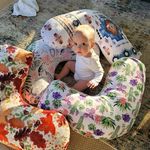 Autumn Leaves Print Nursing Pillow Cover | Luna Lullaby