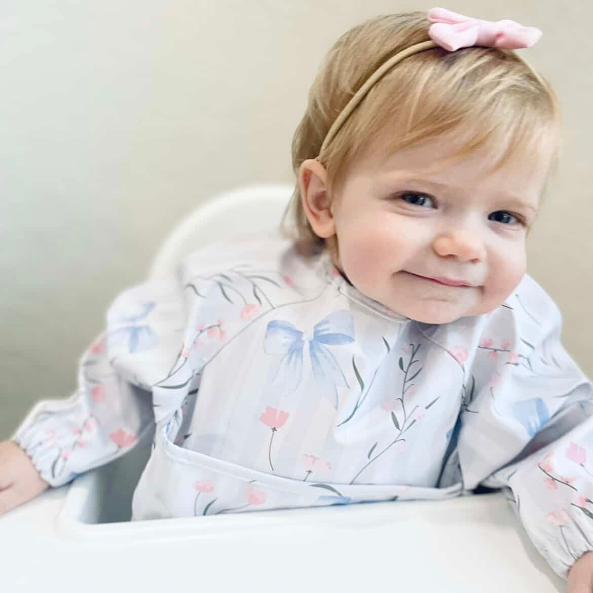 The Grayson Long Sleeve Bib - Fancy Floral