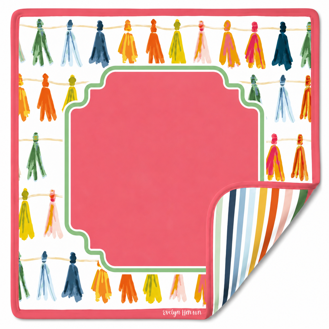 Tasslin' Double-Sided Mahjong Mat (Preorder)