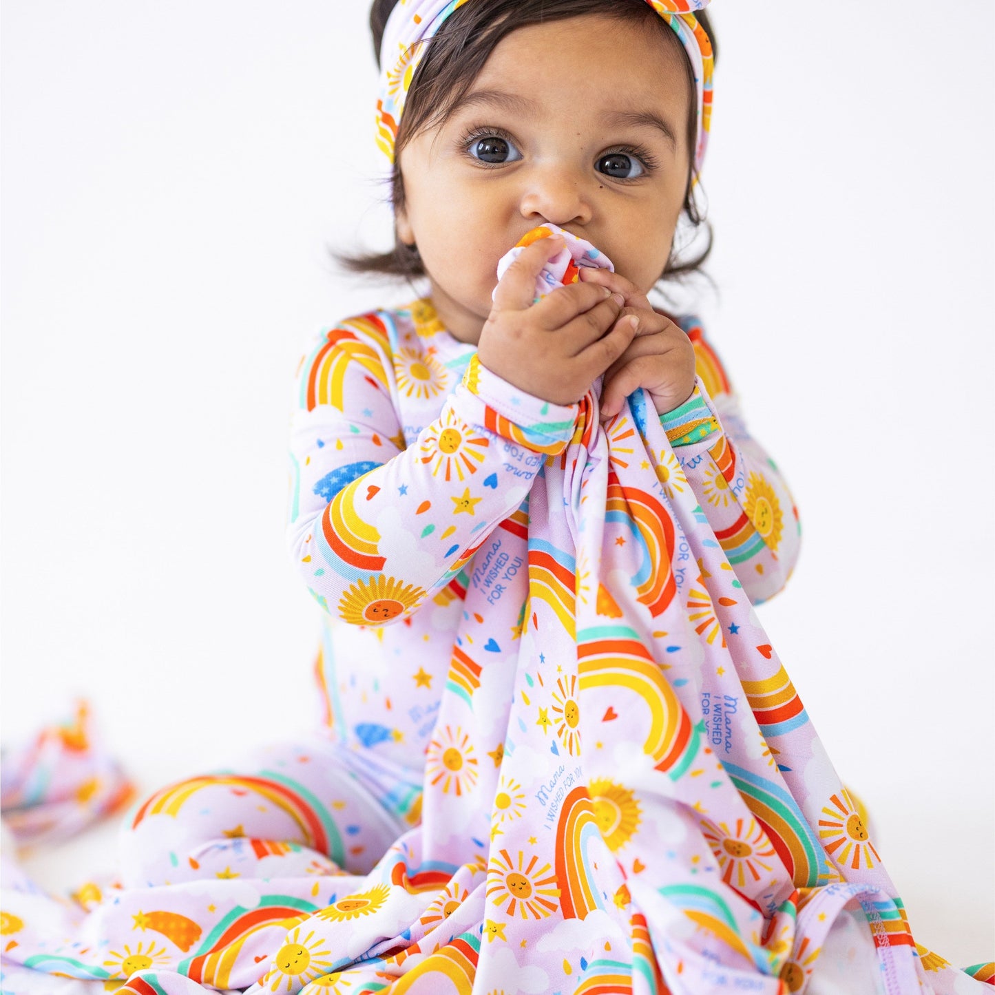 The Forever Swaddle Blanket | Here Comes the Sunshine (Pink)