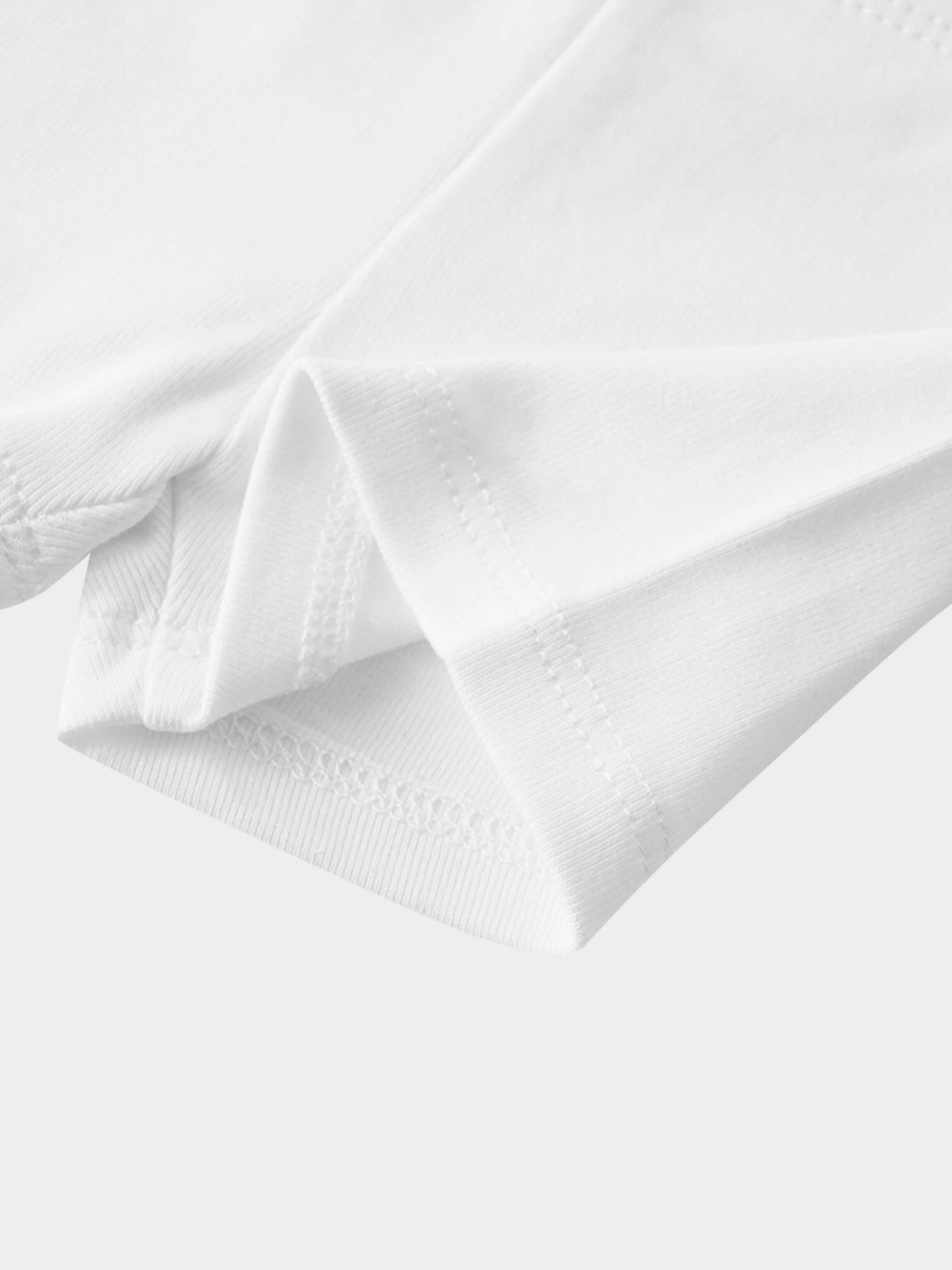 Biker Shorts Non Ribbed-White
