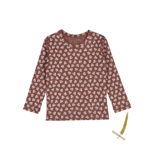 The Printed Long Sleeve Tee -  Rustic Floral
