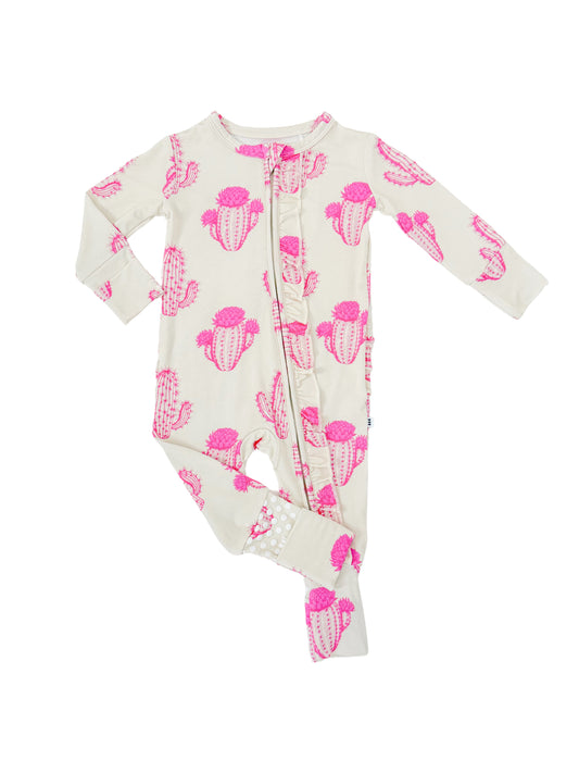 Sierra Ruffle Convertible Zip Romper