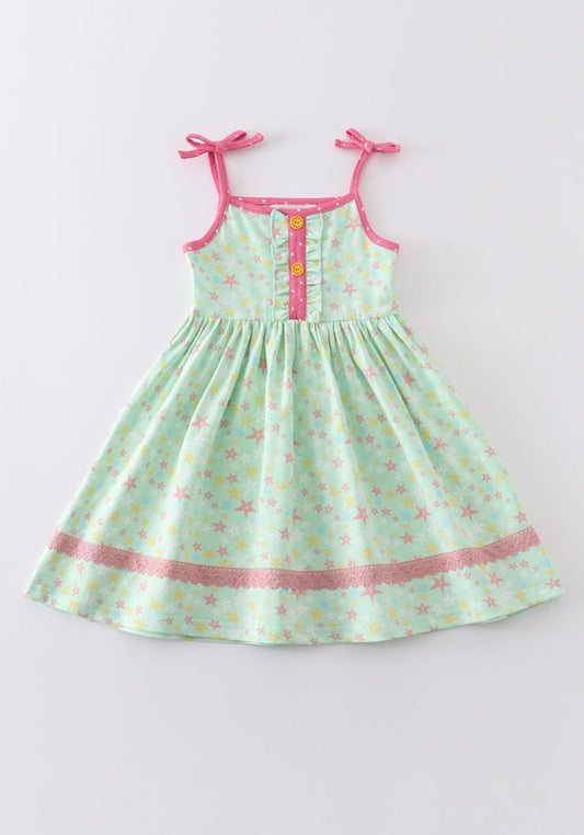 Platinum Star Print Dress