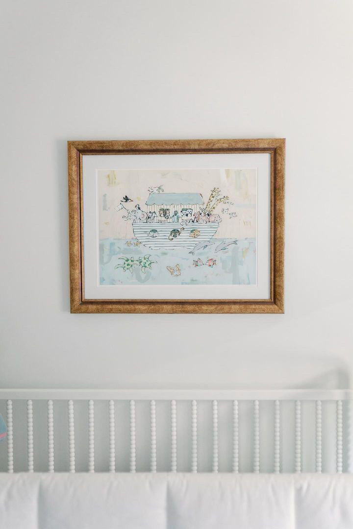 Noah's ark V Nursery Fine Art Print