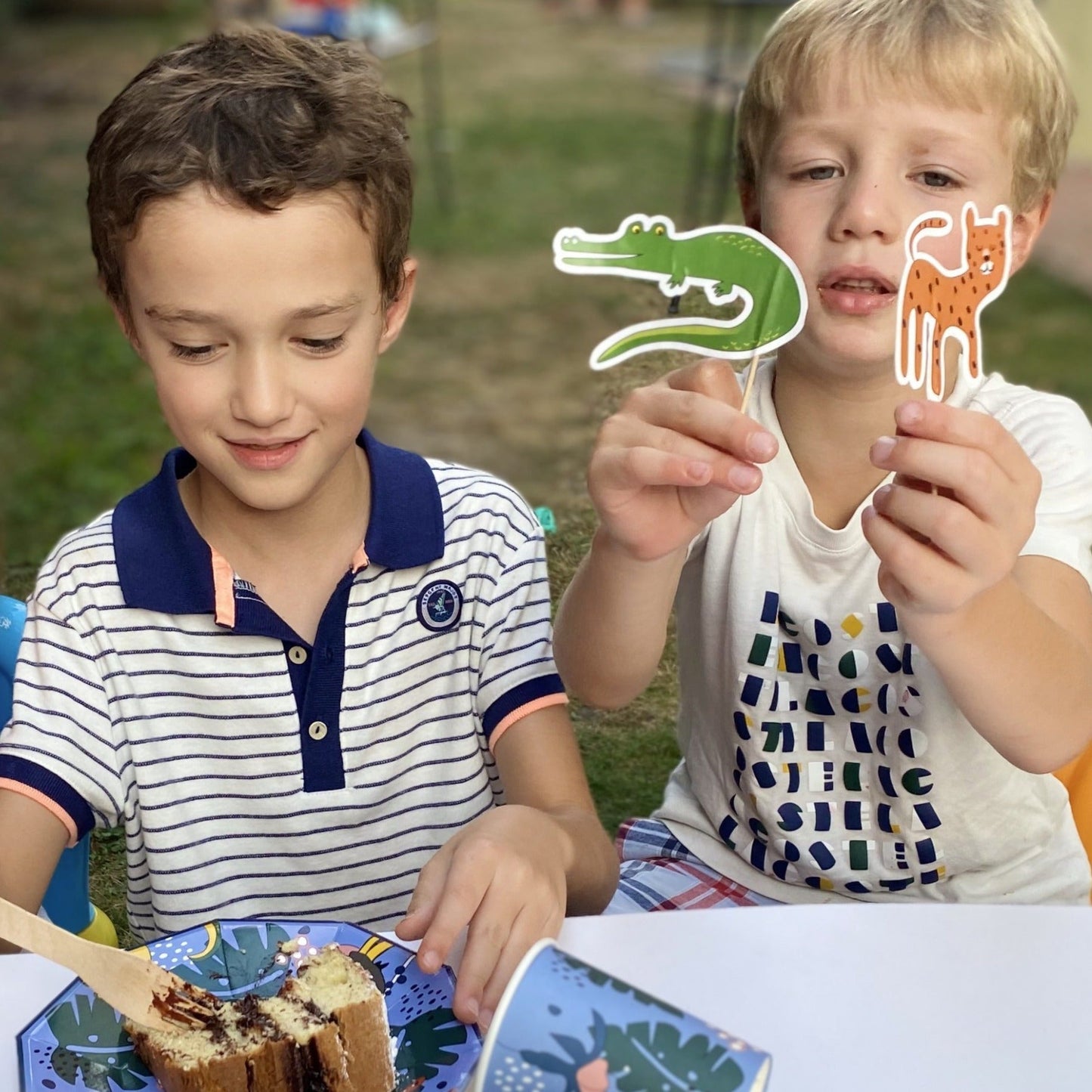 Tropical Animals Toppers (Set of 12)