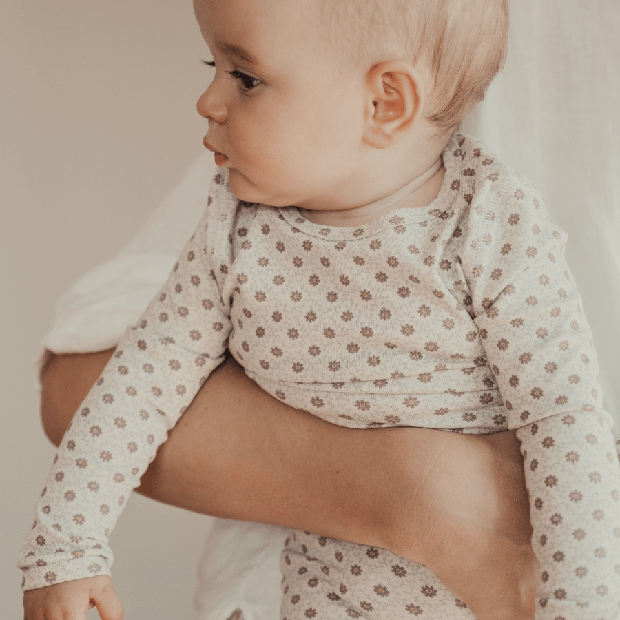 The Printed Romper - Emma Mauve