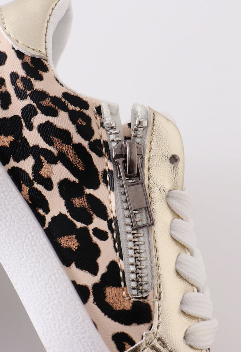 Leopard star sneaker (toddler to big kids)