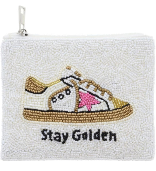 Stay Golden coin purse