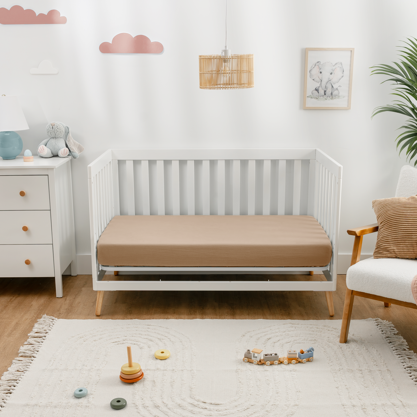 Muslin Fitted Crib Sheet