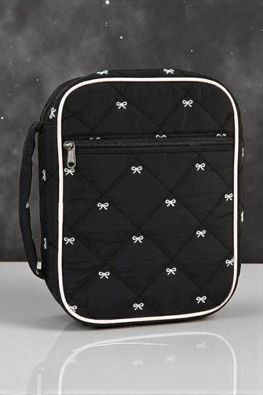 SC - Black and White Bow Bible Cover