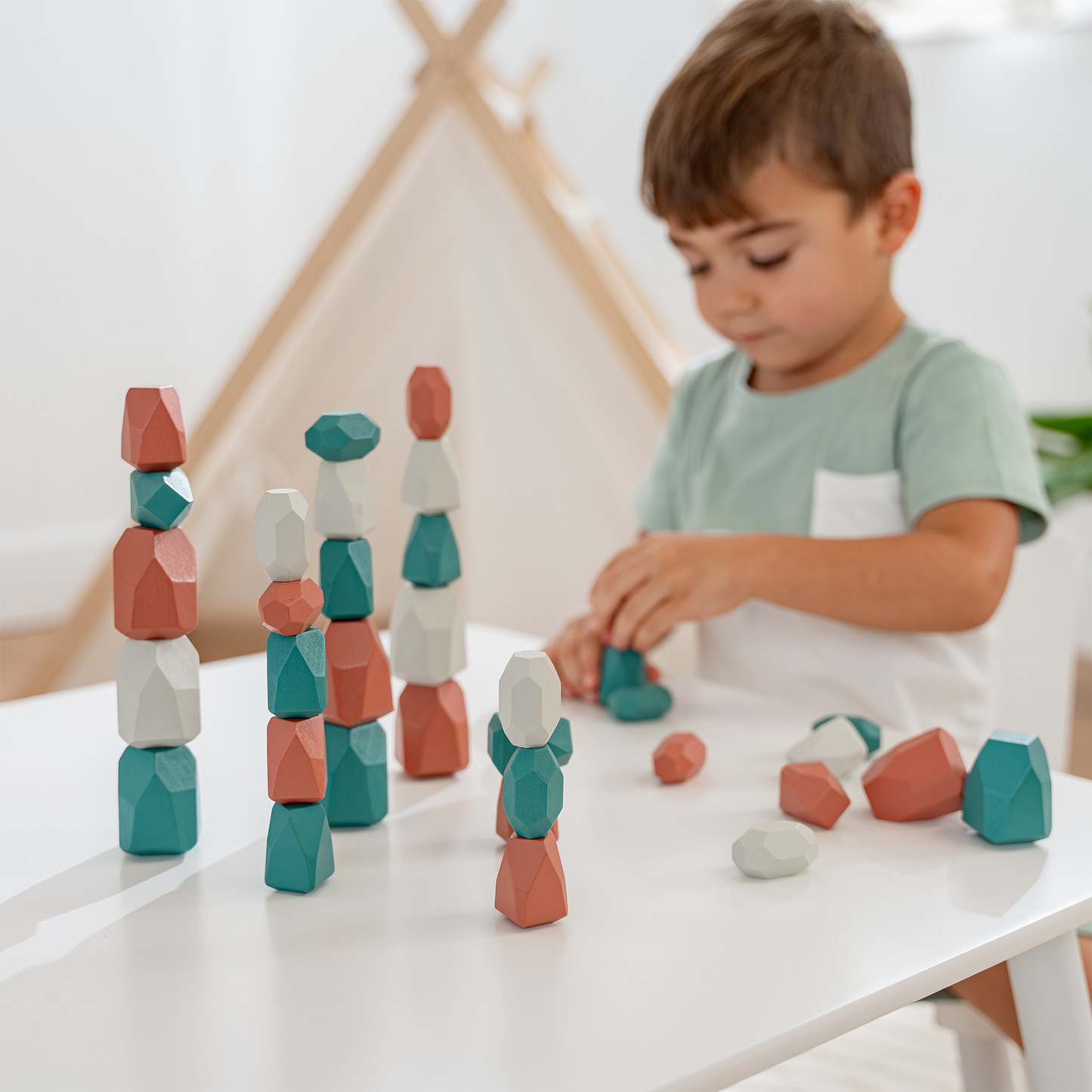 Stacking Blocks for Toddlers in Dino Pack