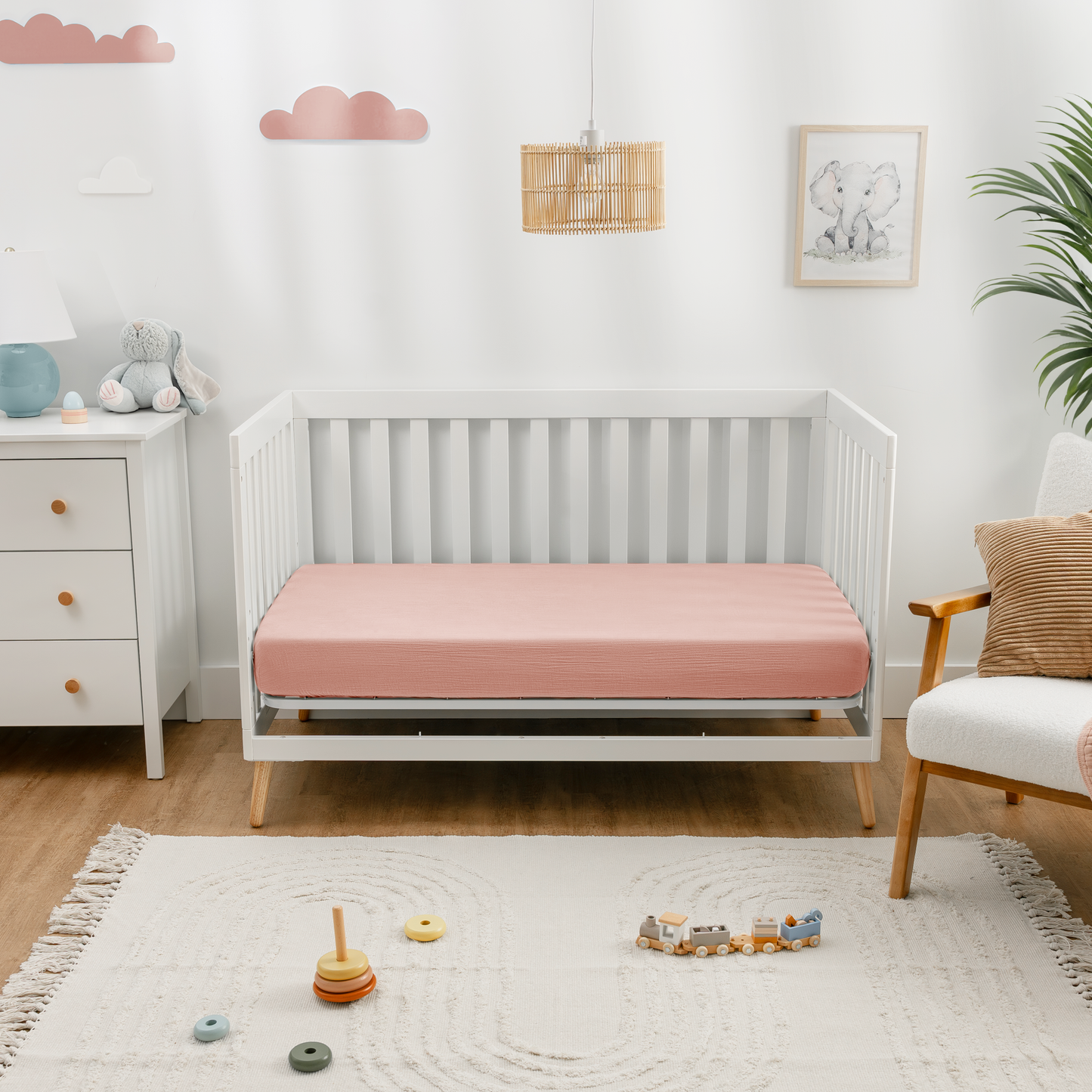 Muslin Fitted Crib Sheet