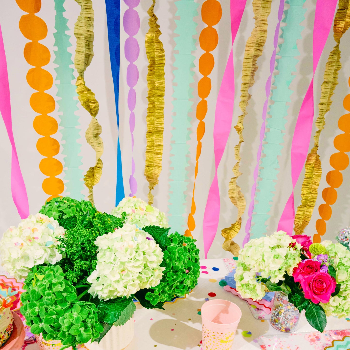 Multicolored Party Streamer Set