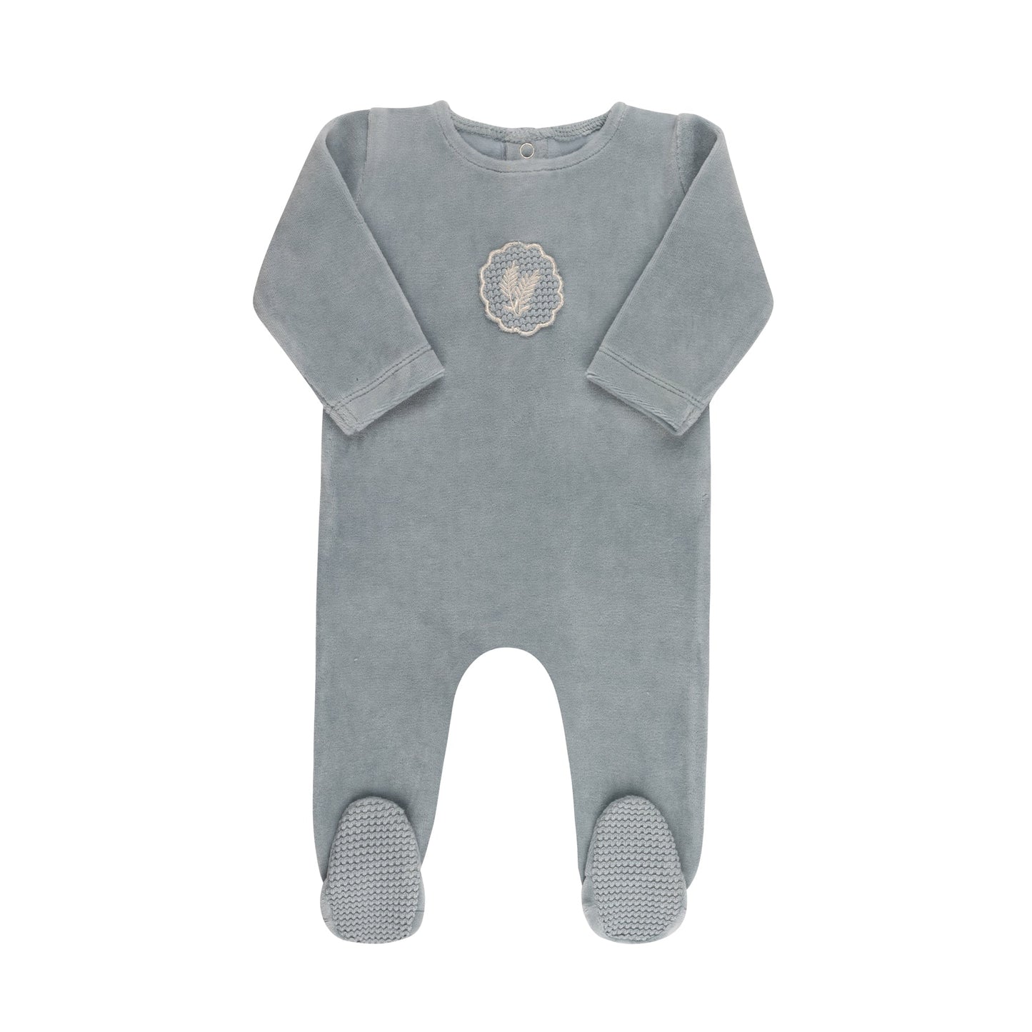 Crochet Applique Layette Set (Velour  Edition)