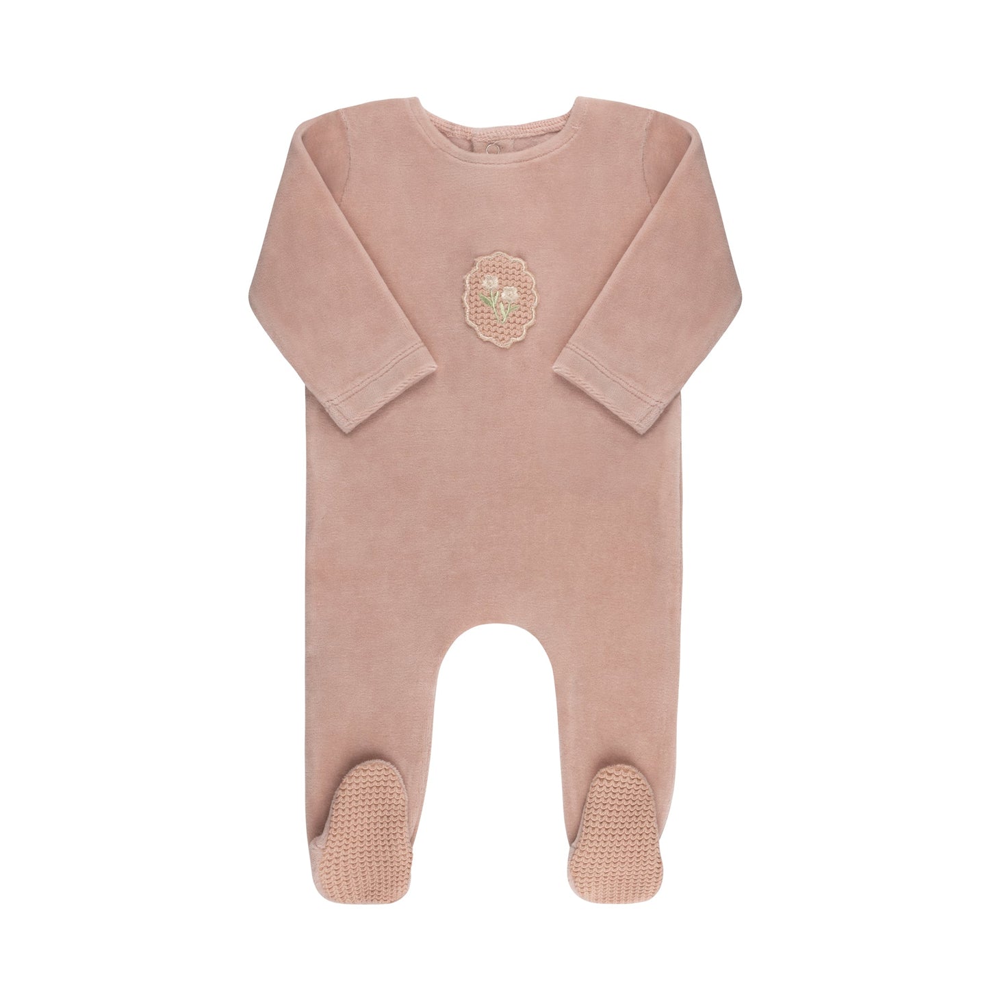 Crochet Applique Layette Set (Velour  Edition)