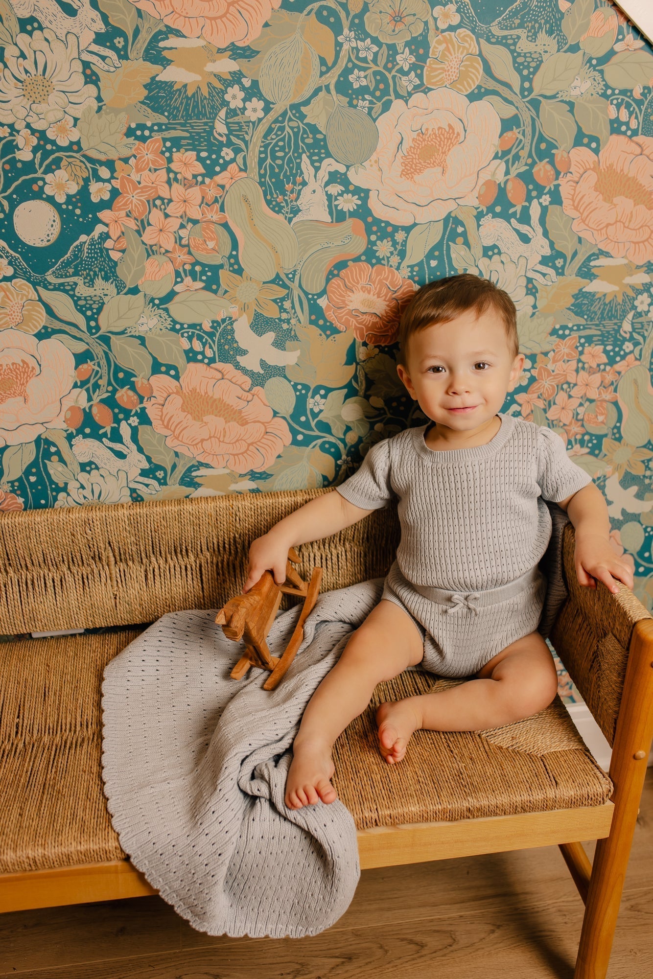 ⁠pointelle knit 2 piece short set
