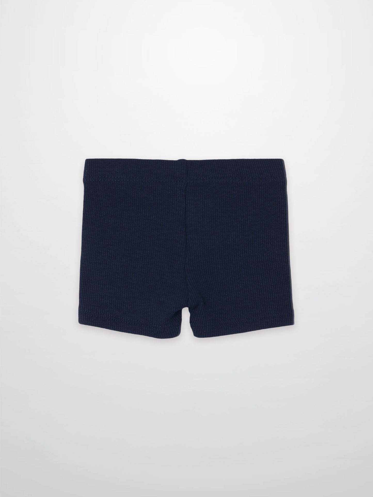 Biker Shorts Thin Ribbed- Navy