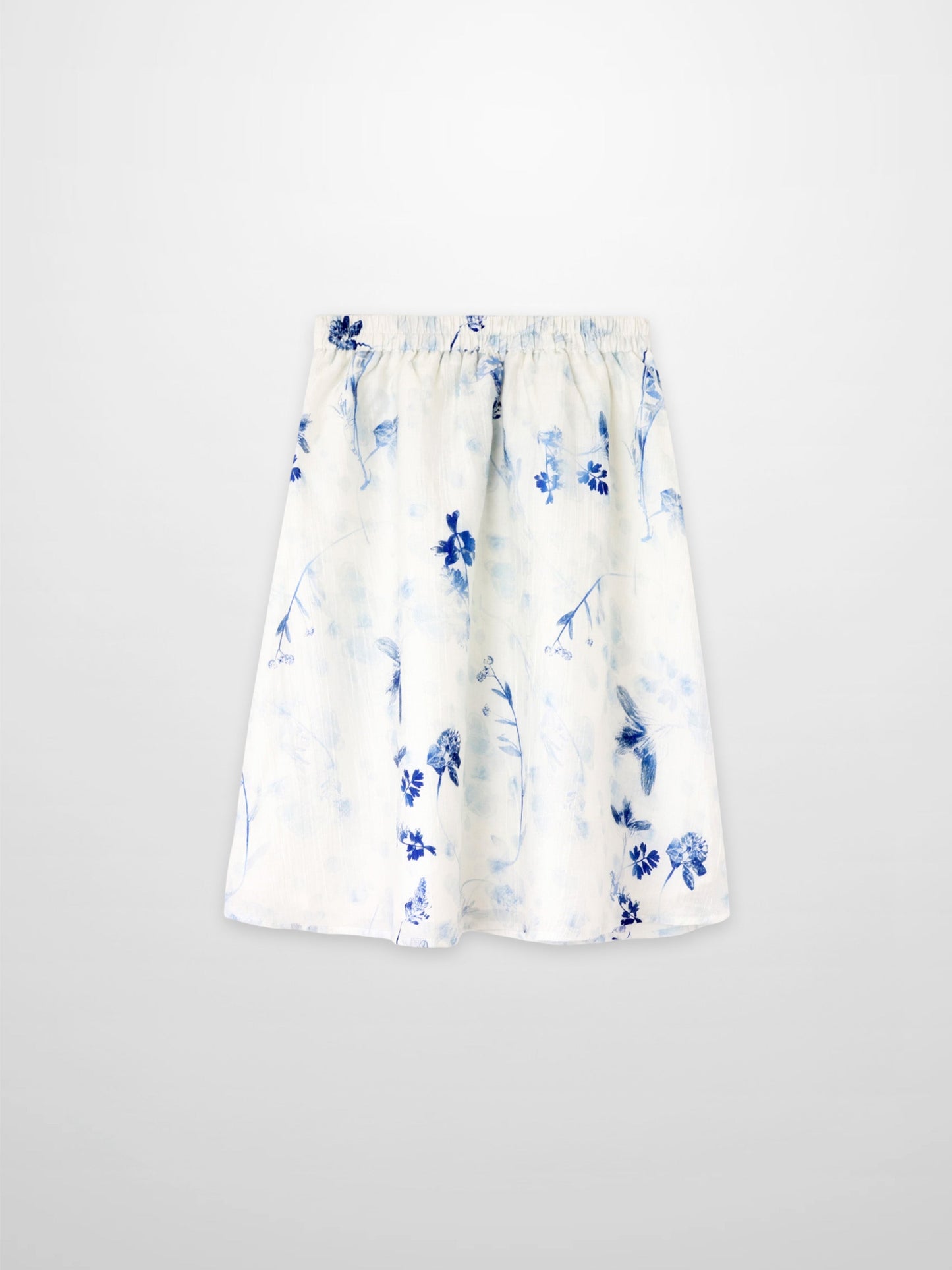 Blue Flower Skirt